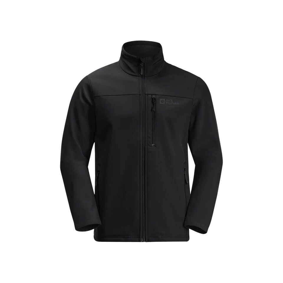 Jack Wolfskin Whirlwind Men Erkek Siyah Softshell - Siyah